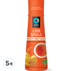 대상 청정원 스위트칠리소스, 5개, 365g