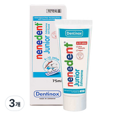 네네덴트 주니어 엘리트 치약, 75ml, 3개 75ml, 3개