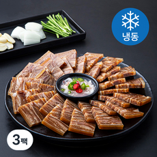 맛의고수 프리미엄 슬라이스 편육 (냉동), 500g, 3팩