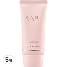 가히 링클바운스 에센셜 선크림 SPF50+ PA++++, 50ml, 5개