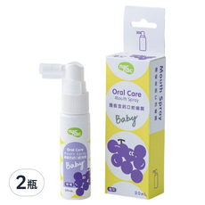 nac nac 護齒含鈣口腔噴霧 葡萄,20ml,2瓶