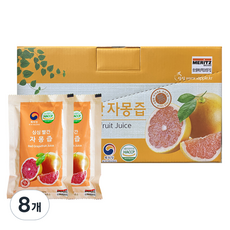 싱싱 빨간 자몽즙, 2000ml, 8개