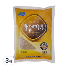 청은에프엔비 들깨가루, 200g, 3개