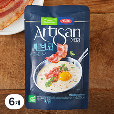 풀무원 아티장 까르보나라 소스, 145g, 6개