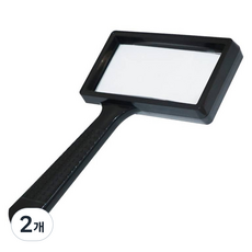 Cosallu手把型方形放大鏡 黑色, 單品, 2個