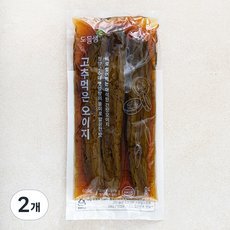 도들샘 고추먹은 오이지, 600g, 2개