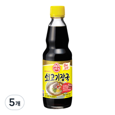 오뚜기 쇠고기장국, 5개, 360ml