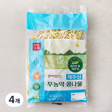 곰곰 제주산 무농약 콩나물, 300g, 4개