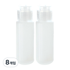 이글코리아 PE용기 50ml, 투명, 8개