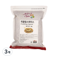 내츄럴스파이스 피클링스파이스, 1kg, 3개