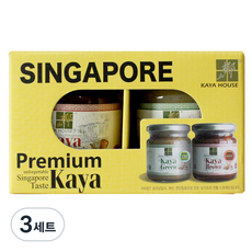 KAYA HOUSE 高級咖椰醬禮盒組 綠醬+棕醬口味, 480g, 3組