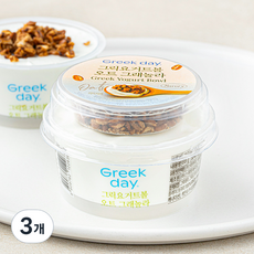 그릭데이 그릭요거트볼 오트그래놀라, 88g, 3개, 1개입 88g, 3개, 1개입