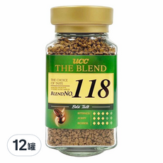 ucc 118精製即溶咖啡, 90g, 12罐