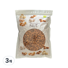  미소한입 두리식품 생아몬드, 1kg, 3개 