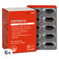 뉴트리코어 코엔자임Q10 30g, 30정, 6개