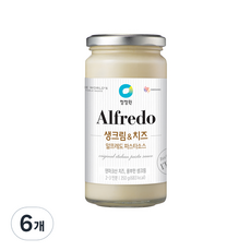 청정원 알프레도 생크림&치즈 파스타소스, 350g, 6개
