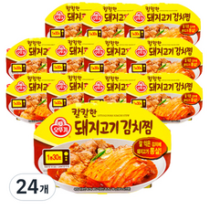 오뚜기 즉석 칼칼한 돼지고기 김치찜, 180g, 24개