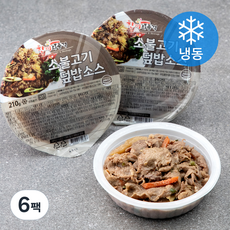 한품 소불고기덮밥소스 (냉동), 210g, 6팩