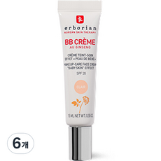 에르보리앙 BB 크림 SPF20, 클레어, 15ml, 6개