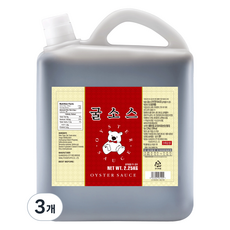 이엔푸드 굴소스, 2.25kg, 3개