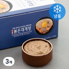 설래담 더진한 붉은대게장 (냉동), 400g, 3개