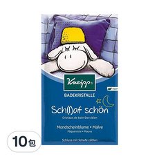 Kneipp 克奈圃 原始鹽泉浴鹽 雛菊錦葵 Schlaaf schön, 60g, 10包