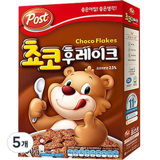 동서 포스트 쵸코후레이크 시리얼, 600g, 5개