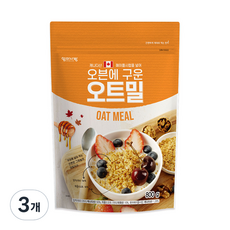 엄마사랑 오븐에 구운 오트밀, 800g, 3개