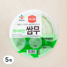 하선정 쌈무 와사비맛, 350g, 5개