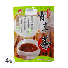 新光洋菜 青草茶調味包, 全素, 鳳尾草/黃花蜜菜/薄荷/仙草乾/珠仔草, 100g, 4包