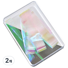 玻璃指甲膜, 2個, 7