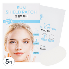 리르 선 쉴드 패치 5회분, 10g, 5개