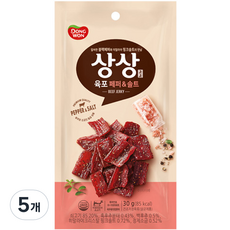 동원 상상육포 페퍼앤솔트, 5개, 30g