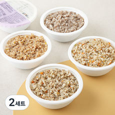 엘빈즈 완료기 이유식 한우듬뿍 퀴노아아기밥 160g + 한우듬뿍 블루베리아기밥 160g + 한우듬뿍 비트애호박아기밥 160g + 한우듬뿍 시금치새송이아기밥 160g 세트, 640g, 2세트