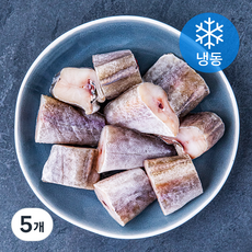 해슬로 국내산 참대구 토막 (냉동), 500g, 5개
