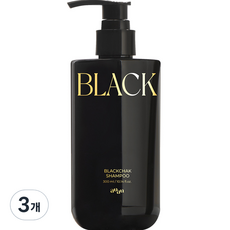 아유아유 블랙착 샴푸, 300ml, 3개