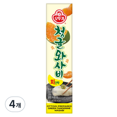 오뚜기 청귤콕콕와사비, 4개, 100g