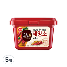해표 순창궁 우리햅쌀 고추장, 500g, 5개