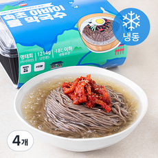 엠수산 속초 아바이 물 막국수 2인분 (냉동), 1214g, 4개