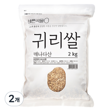 바른곡물 캐나다 귀리쌀, 2kg, 2개