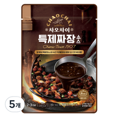 차오차이 특제짜장 소스, 165g, 5개