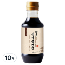 신앙촌 양조 생명물간장, 360ml, 10개
