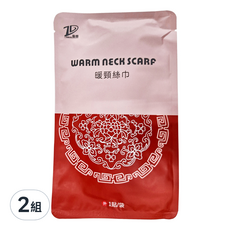 艾草暖頸貼, 熱敷緩解頸部疼痛, 有效熱敷溫度小於48°C, 舒緩頸部疼痛感大於等於98%, 50x8.5cm, 10包, 2組