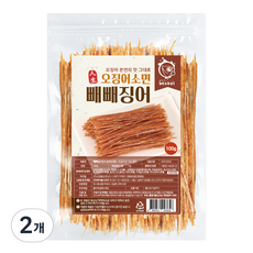 해야미 빼빼징어 오징어소면, 100g, 2개