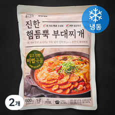 진한 햄듬뿍 부대찌개 1~2인분 (냉동), 2개, 600g