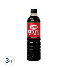 삼화식품 진간장, 900ml, 3개