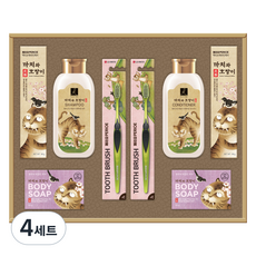 LG생활건강 까치와 호랑이 M호 선물세트, 4세트