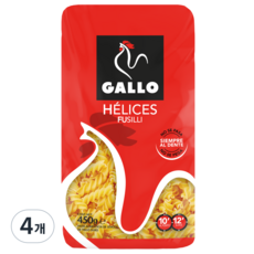 GALLO 푸실리, 450g, 4개