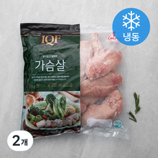 마니커 IQF 닭고기 가슴살 (냉동), 2kg, 2개