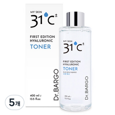 닥터바르고 퍼스트 에디션 히알루론산 수분 토너, 400ml, 5개